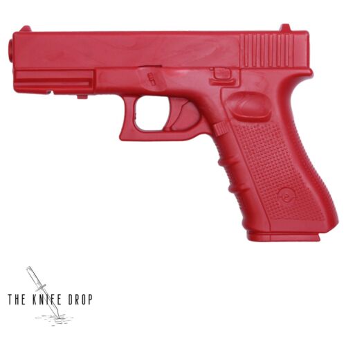 Practice Red Training Gun Polypropylene 9” Rubber Plastic Glock 17 Self Defense