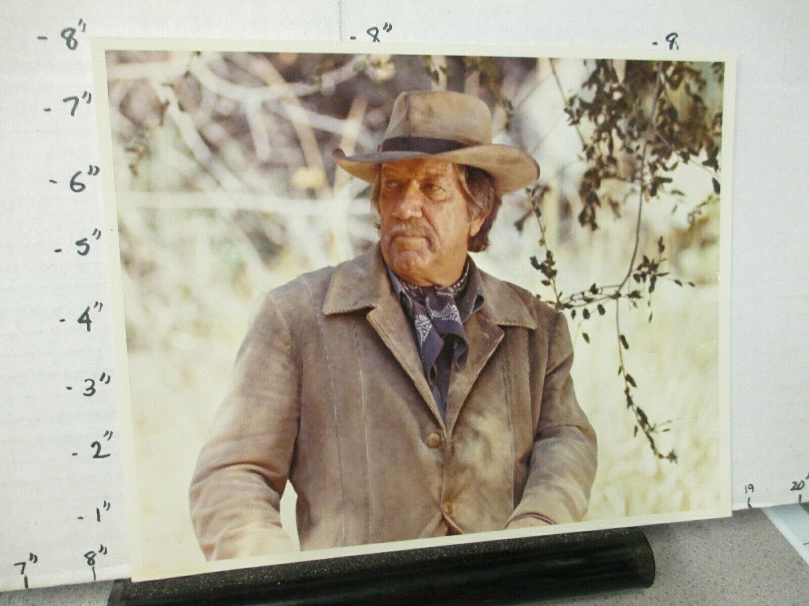 NBC TV show promo photo 1970s RICHARD BOONE Hec Ramsey cowboy western
