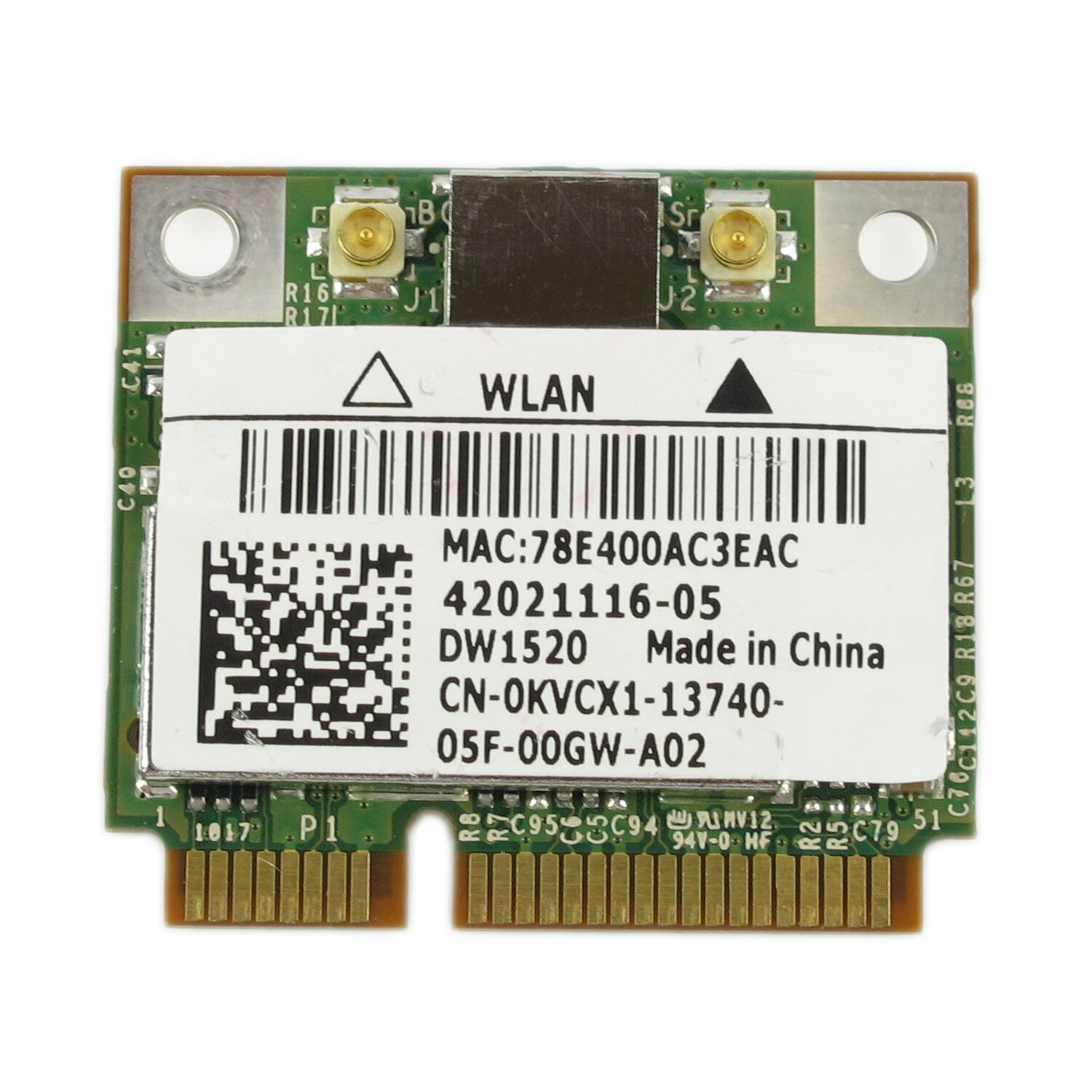 Dell DW1520 Wireless AGN Half MINI PCI-E Broadcom BCM943224HMS WIFI Card BCM4322