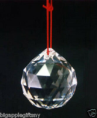 20mm  FENG SHUI HANGING CRYSTAL BALL Sphere Prism Rainbow Sun Catcher NEW