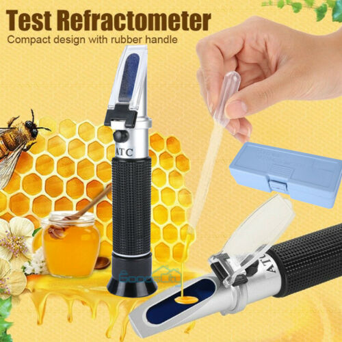 NEW Refractometer Beekeeper Water Sugar Content Test Brix 58-92% Water 0-32%